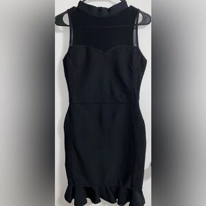 Bondage sexy fit black dress.